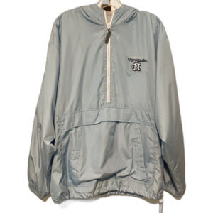 Red Oak North Carolina College Tarheels Blue Windbreaker 1/2 Zip Pullover Size M
